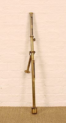 Lot An Early-Mid 20th Century Brass Marine Stick Barometer