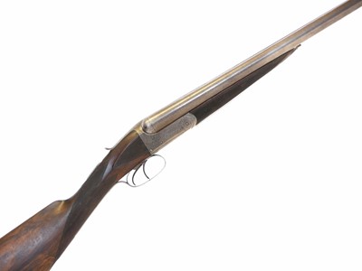 Lot William Powell 12 bore side by side shotgun,...