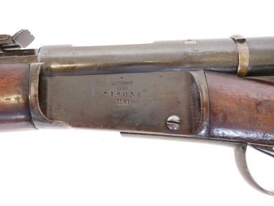 Lot 46 - Swiss Vetterli M81 .41 Swiss centrefire bolt...