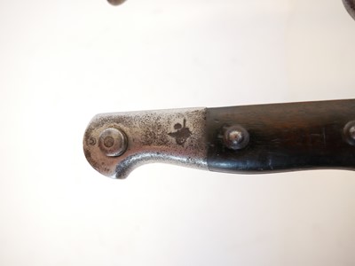 Lot 148 - Three bayonets, to include an 1886 Lebel...