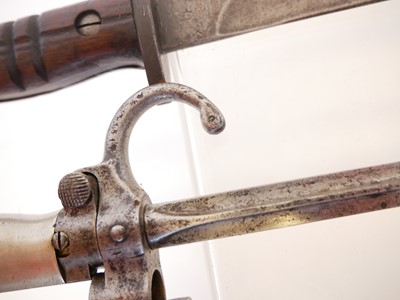 Lot 148 - Three bayonets, to include an 1886 Lebel...