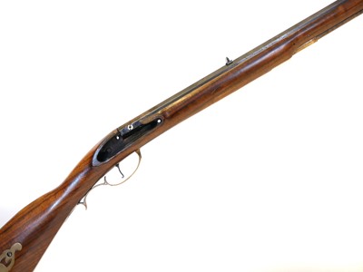 Lot Italian flintlock .45 muzzle loading shotgun...