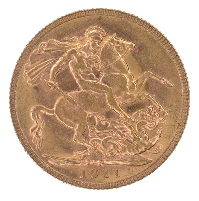 Lot 53 - King George V, Sovereign, 1911, Perth Mint