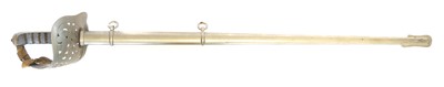 Lot 112 - British officers' 1897 pattern sword and...