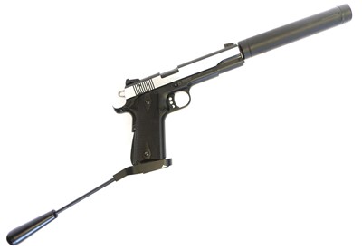Lot 210 - GSG 1911 .22 long barrel pistol, serial number...