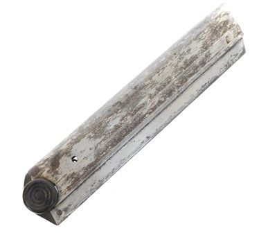 Lot 476 - Luger 9mm PO8 magazine, with wood base.