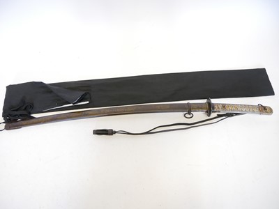 Lot 102 - Japanese Type 95 NCO Katana, second variation,...