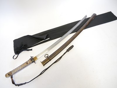 Lot 102 - Japanese Type 95 NCO Katana, second variation,...