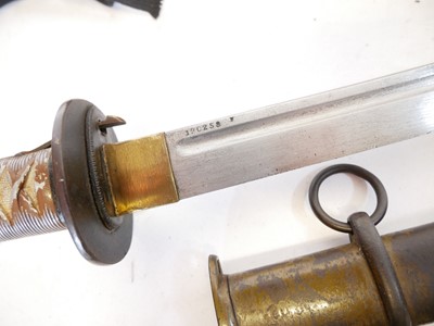 Lot 102 - Japanese Type 95 NCO Katana, second variation,...