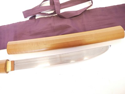 Lot 104 - Japanese Wakizashi, 29cm cutting edge, late...