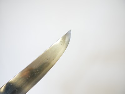 Lot 104 - Japanese Wakizashi, 29cm cutting edge, late...