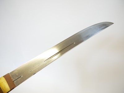 Lot 104 - Japanese Wakizashi, 29cm cutting edge, late...