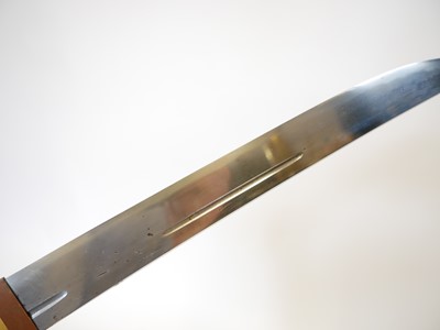 Lot 104 - Japanese Wakizashi, 29cm cutting edge, late...