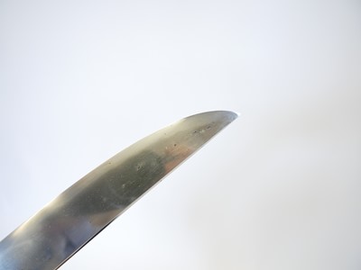 Lot 104 - Japanese Wakizashi, 29cm cutting edge, late...