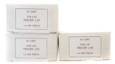 Lot 621 - 5.56 / .223 tracer ammunition, 100 rounds also...