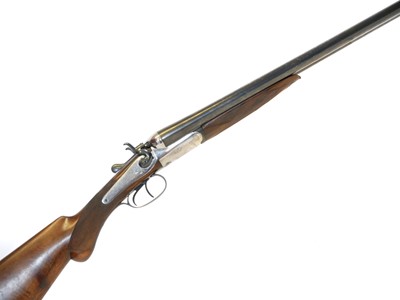 Lot 396 - T. Wild 12 bore side by side hammer gun,...