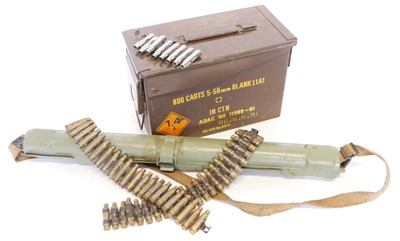 Lot 157 - MG34 barrel carrier container only, also an...