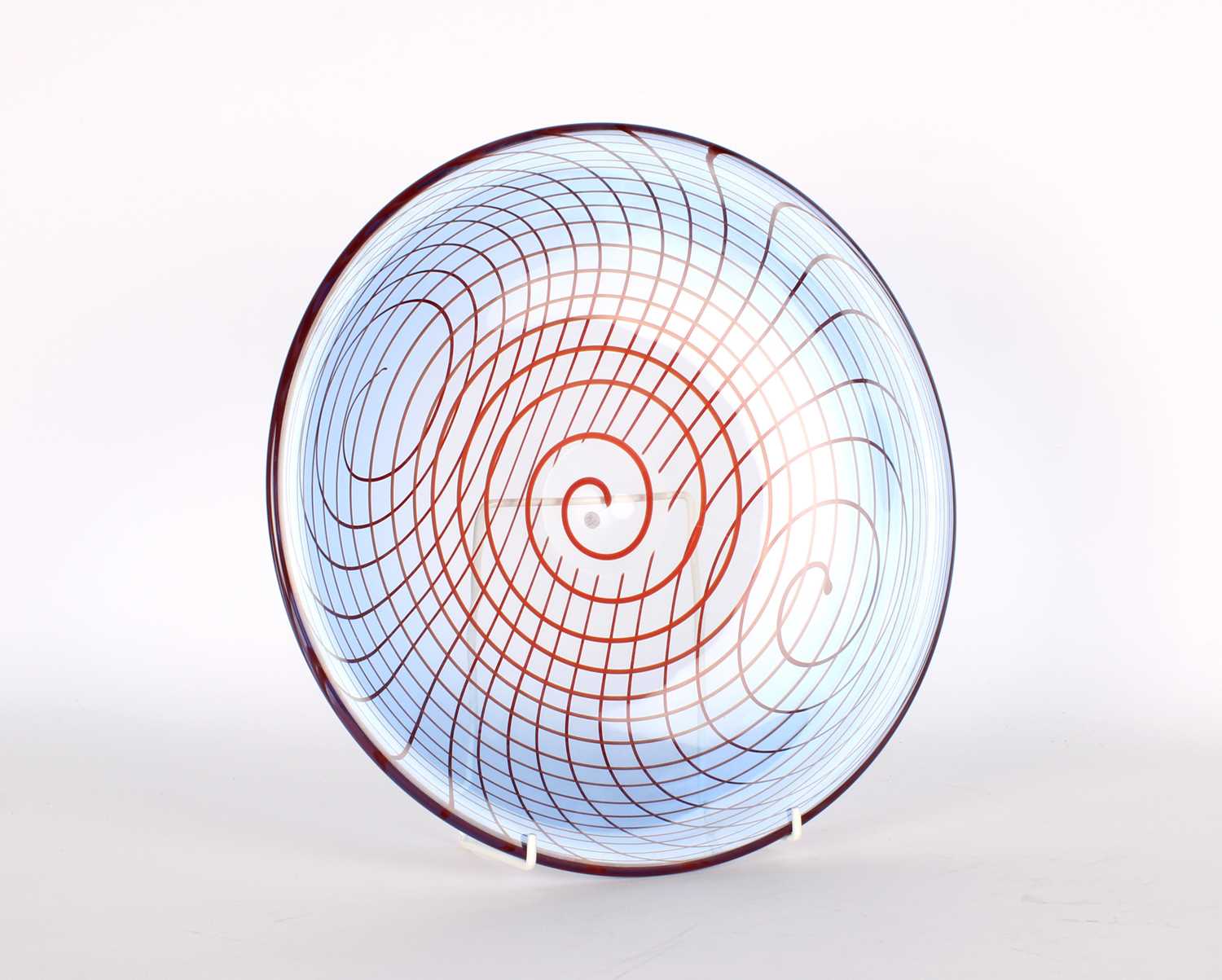 Lot Studio Glass Shallow Bowl