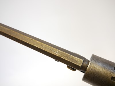 Lot 15 - Manhattan .36 percussion revolver, serial...