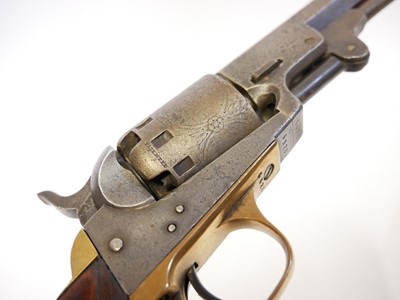 Lot 15 - Manhattan .36 percussion revolver, serial...