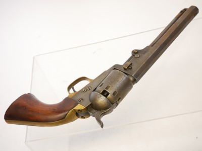 Lot 15 - Manhattan .36 percussion revolver, serial...
