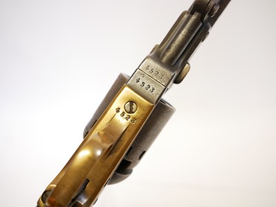 Lot 15 - Manhattan .36 percussion revolver, serial...