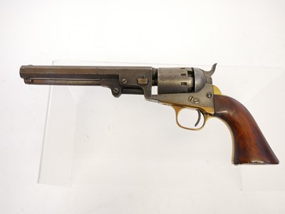 Lot 15 - Manhattan .36 percussion revolver, serial...