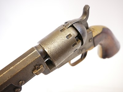 Lot 15 - Manhattan .36 percussion revolver, serial...