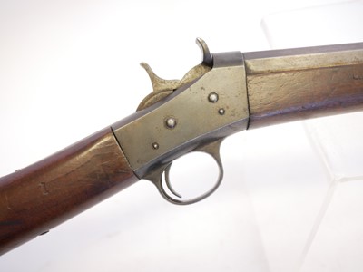 Lot 41 - Remington No4 .32 rimfire rolling block rifle,...