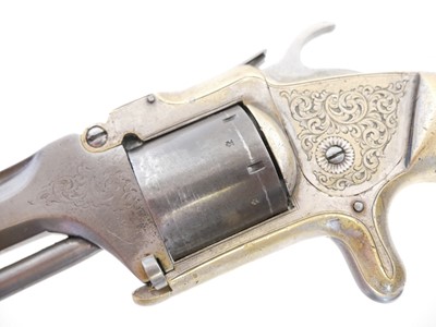 Lot 21 - Unusual Smith and Wesson type .32 rimfire...