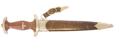 Lot 144 - German Third Reich SA dagger and scabbard, the...