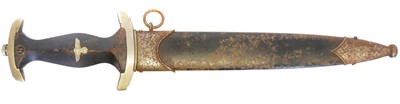 Lot 140 - German Third Reich SS Dagger and scabbard, the...