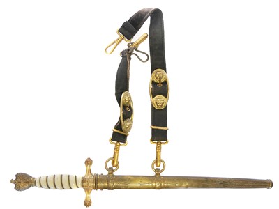 Lot 141 - German Third Reich Navy or Kriegsmarine dagger...