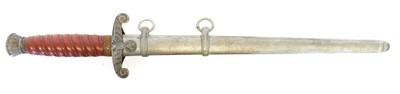 Lot 143 - German Third Reich Army dagger and scabbard,...