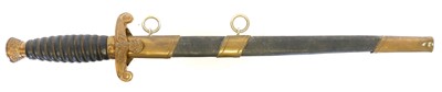Lot 137 - German Third Reich water customs dagger and...