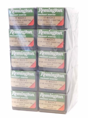 Lot 543 - .17 Mach II Remmington ammunition 500 rounds...