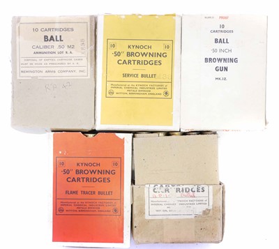 Lot 544 - .50 cal. Browning rifle / machine gun, ball...