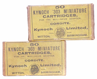 Lot 546 - Kynoch .303 miniature cartridge, for the...