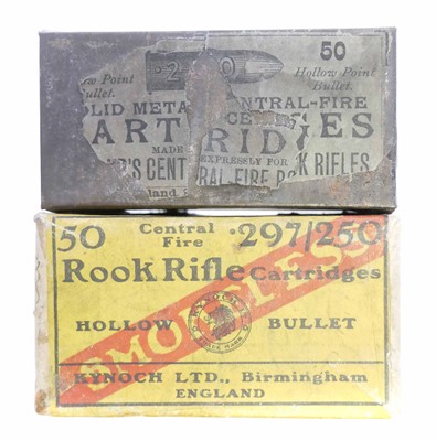 Lot 548 - .297/250 Rook Rifle ammunition, 71 rounds,...
