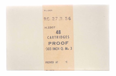 Lot 550 - .303 Proof Rifle Cartridges, 48 rounds in...