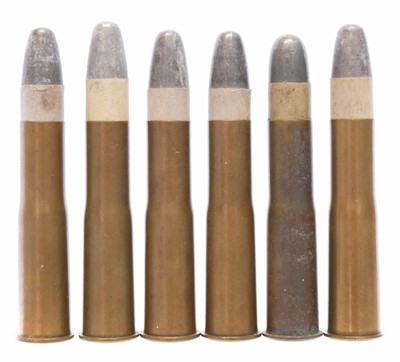 Lot 552 - Scarce .461 Gibbs No.1 cartridges, 6 rounds...