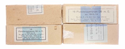 Lot 558 - 9mm German WWII Parabellum S.M.E ammunition,...