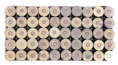 Lot 573 - Scarce .476 Enfield Mk III revolver cartridges,...