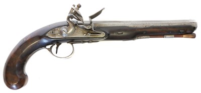 Lot 1 - Flintlock 22 bore pistol by Archer of London,...