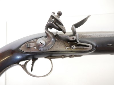Lot 1 - Flintlock 22 bore pistol by Archer of London,...