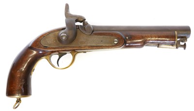 Lot 9 - Percussion .650 pistol, made from a percussion...