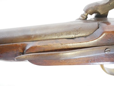 Lot 9 - Percussion .650 pistol, made from a percussion...