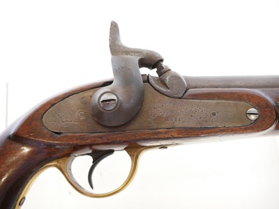 Lot 9 - Percussion .650 pistol, made from a percussion...
