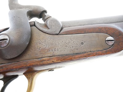 Lot 9 - Percussion .650 pistol, made from a percussion...