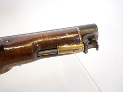 Lot 9 - Percussion .650 pistol, made from a percussion...